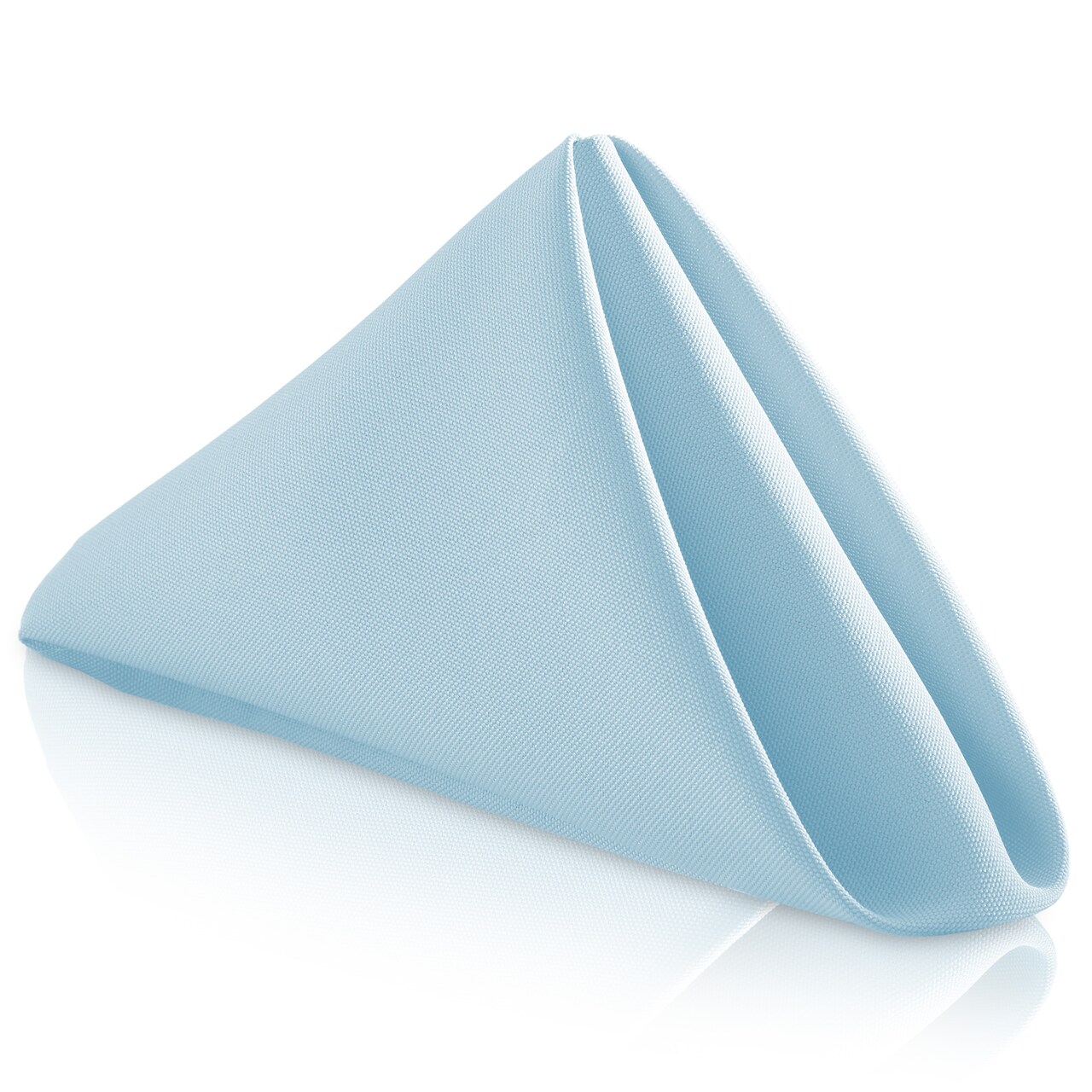 Lann's Linens Set of 144 Cloth Dinner Napkins, 17-inch Polyester Napkins, Washable and Reusable Fabric for Weddings, Hotels, Restaurants